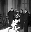 Statens Järnvägar SJ 1856-1956. 100-årsjubileum. Överlämnande av jubileumsgåvor.