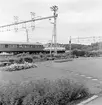 Gnesta järnvägsstation, stationsplantering. Statens Järnvägar, SJ Ra 