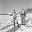 Driftvärnets vintertävling. Skidor och skytte. Varm blåbärssoppa. Mål