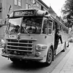 Bussvärdinna. SJ turistbuss 2375