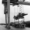 Solnaterminalen. Containertransport