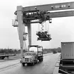 Solnaterminalen. Containertransport