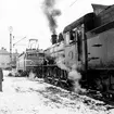 Statens Järnvägar, SJ Rc2 1033. SJ E 1042. Jönköpings station. Invigning av Jönköpings godsterminal