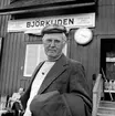 Man vid Björkliden station