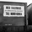 Statens Järnvägar SJ . Årsta-Terminalen.
Containertransport Stockholm-Nord Korea.