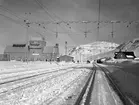 Bangården vid Vassijaure station.