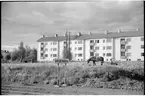 Skylt vid bangården på Hedemora station.