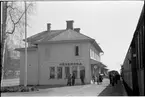 Södra Dalarnes Järnväg, SDJ persontåg vid Hedemora station.