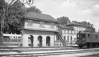 Ställverkshus vid Alingsås station.