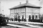 Loket Vadstena vid Fågelsta station.