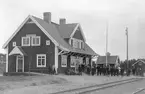 Häggenås stationshus.