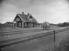 Häggenås stationsmiljö.