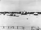 Ulriksfors stn under byggnad 1911.