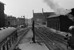 Landskrona & Helsingborgs Järnväg, L&HJ, Helsingborg Central. Foto  mot söder.