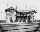 Göteborg-Hallands Järnväg, GHB,  Invigningen av Kungsbacka station