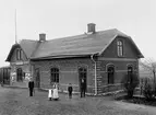 Skepparslöv Nedre station. station efter tillbyggnad.