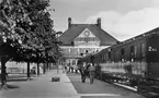 Oskarshamns station. Nässjö - Oskarshamns Järnväg. NOJ BCo 477