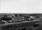 Vy över Värnamo station.