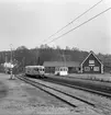 Motorvagn vid Gånghester station.