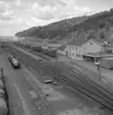 Bohus järnvägsstation och bangård.