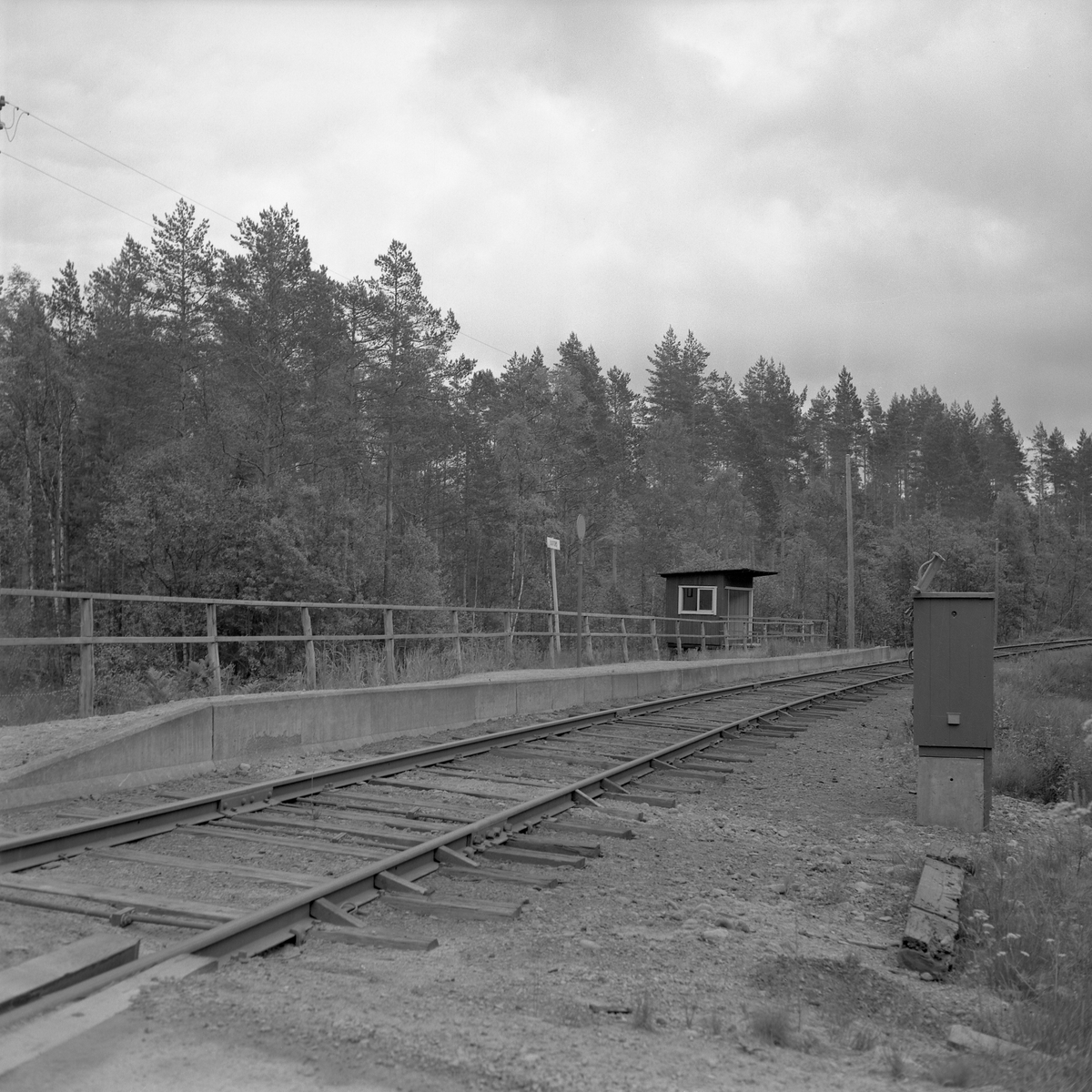 Skifors plattform och väntkur.