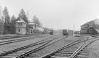 Hofors stationshus och bangård.