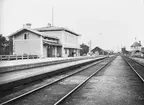 Korsnäs stationshus och bangård.