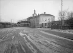 Falun Centralstation sett från gatusidan.