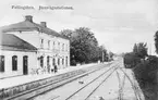 Fellingsbro stationshus och bangård.