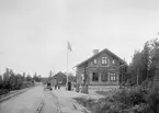 Rogsta järnvägsstation.