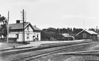 Edsbro järnvägsstation.