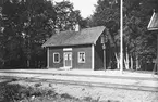 Omberg järnvägsstation.