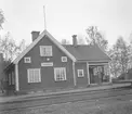 Lindsäter järnvägsstation.