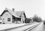 Rosendala järnvägsstation.