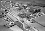 Flygfoto över stationen
Håll- och lastplats öppnad 26.8.1907 . Envånings putsat stationshus