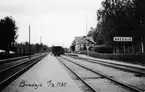 Bredsjö järnvägsstation.