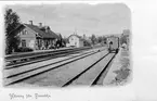 Järnvägsstation i Finnerödja.