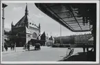 Bangården vid centralstationen Hauptbahnhof i Berlin.