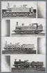 Fyra lok hos London & North Western Railway.