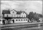 Statens Järnvägar, SJ Yo1 572 vid Bastuträsk station.