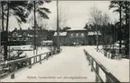 Järnvägsstation och turisthotell i Rättvik.