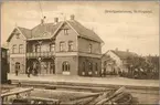 Järnvägsstationen i Skillingaryd. Halmstad - Nässjö Järnväg, HNJ.