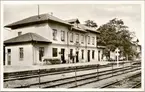 Järnvägsstationen i Strömtorp.