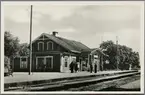 Järnvägsstationen i Bräkne-Hoby.