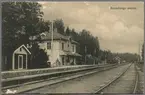 Järnvägsstationen i Brunsberg.