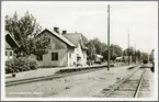 Byggets järnvägsstation.