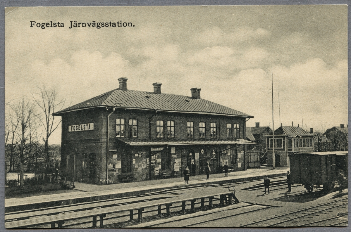 Fågelsta järnvägsstation.