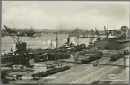 Göteborgs hamn. Utsikt från Amerikahuset.