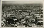 Göteborg stad från ovan. Flygfoto.