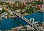 Älvsborgsbron med Hisingen i bakgrunden.
